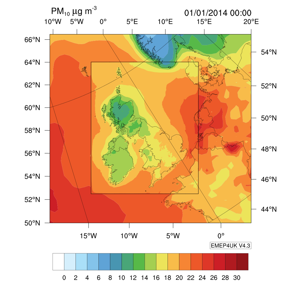 Surface PM10